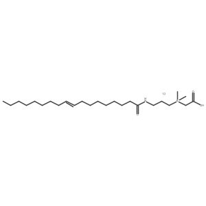 (Carboxymethyl)dimethyl(3-oleamidopropyl)ammonium chloride Structure