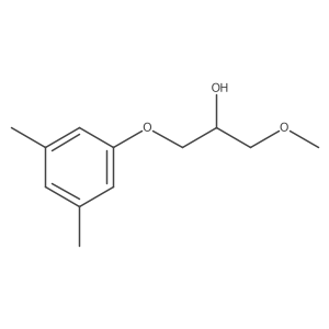 1-(3,5-Dimethylphenoxy)-3-methoxy-2-propanol结构式