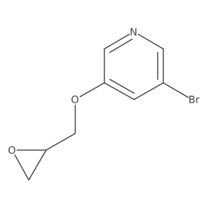 3-Bromo-5-oxiranylmethoxy-pyridine结构式