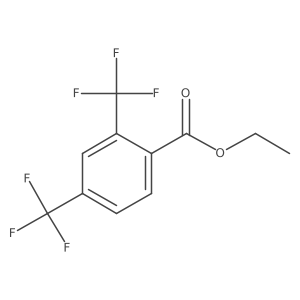 Ethyl 2,4-bis(trifluoromethyl)benzoate Structure