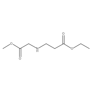 Ethyl 3-((2-methoxy-2-oxoethyl)amino)propanoate Structure