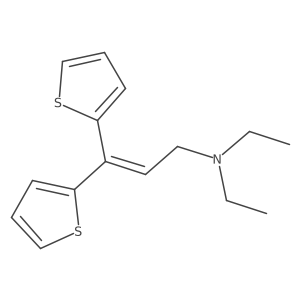 Diethyldesmethylthiambutene结构式