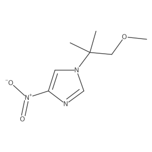 1-(2-Methoxy-1,1-dimethyl-ethyl)-4-nitro-1H-imidazole Structure