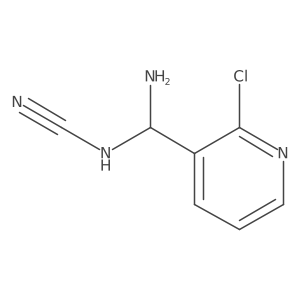 Cyanamide, [amino(2-chloro-3-pyridinyl)methyl]-结构式
