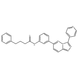 4-phenyl-N-(3-(3-(pyridin-4-yl)-[1,2,4]triazolo[4,3-b]pyridazin-6-yl)phenyl)butanamide Structure