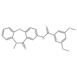 3,5-dimethoxy-N-(10-methyl-11-oxo-10,11-dihydrodibenzo[b,f][1,4]oxazepin-2-yl)benzamide Structure