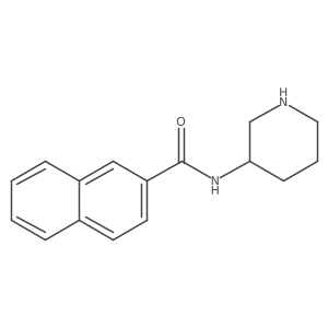 N-(Piperidin-3-YL)naphthalene-2-carboxamide Structure