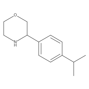3-[4-(Methylethyl)phenyl]morpholine结构式