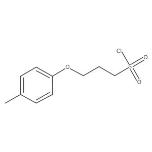 3-(4-Methylphenoxy)propane-1-sulfonyl chloride结构式