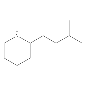 2-(3-Methylbutyl)piperidine Structure
