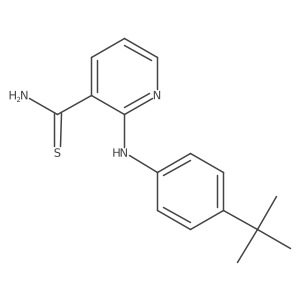 2-[(4-Tert-butylphenyl)amino]pyridine-3-carbothioamide结构式