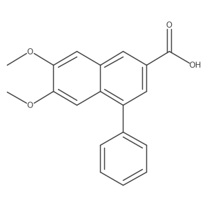 COc1cc2cc(C(=O)O)cc(-c3ccccc3)c2cc1OC结构式