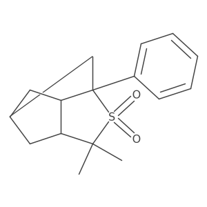 3,5-Methano-2H-cyclopenta[b]thiophene, hexahydro-2,2-dimethyl-6a-phenyl-, 1,1-dioxide Structure