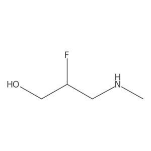 2-Fluoro-3-(methylamino)propan-1-ol Structure