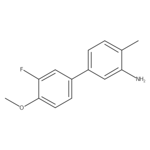 3'-Fluoro-4'-methoxy-4-methyl-[1,1'-biphenyl]-3-amine结构式