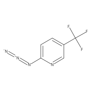 2-Azido-5-(trifluoromethyl)pyridine结构式