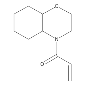 1-(octahydro-2H-1,4-benzoxazin-4-yl)prop-2-en-1-one结构式