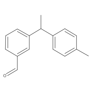 3-(1-p-Tolylethyl)benzaldehyde结构式