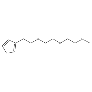 Poly(3-[2-[2-(2-methoxyethoxy)ethoxy]ethyl]thiophene-2,5-diyl) regioregular Structure