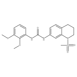 1-(2,3-Dimethoxyphenyl)-3-(1-(methylsulfonyl)-1,2,3,4-tetrahydroquinolin-7-yl)urea Structure