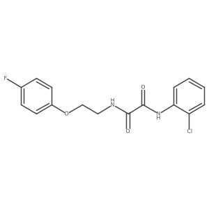 N1-(2-chlorophenyl)-N2-(2-(4-fluorophenoxy)ethyl)oxalamide Structure
