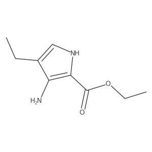 ethyl 3-amino-4-ethyl-1H-pyrrole-2-carboxylate Structure