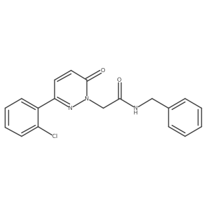 N-benzyl-2-(3-(2-chlorophenyl)-6-oxopyridazin-1(6H)-yl)acetamide Structure