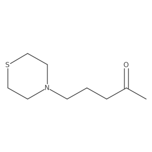 5-Thiomorpholin-4-ylpentan-2-one结构式