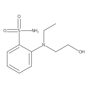 2-[Ethyl(2-hydroxyethyl)amino]benzenesulfonamide Structure