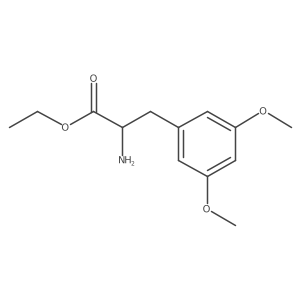 Ethyl 2-amino-3-(3,5-dimethoxyphenyl)propanoate Structure