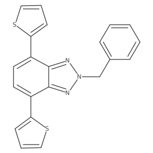 2-Benzyl-4,7-di(thiophen-2-yl)-2h-benzo[d][1,2,3]triazole结构式