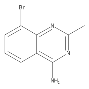 8-Bromo-2-methylquinazolin-4-amine Structure