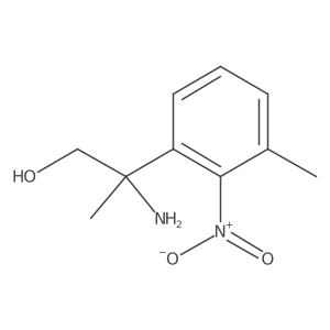 2-Amino-2-(3-methyl-2-nitrophenyl)propan-1-ol Structure