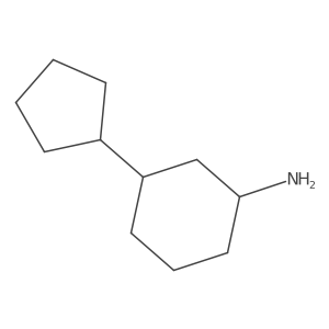 3-Cyclopentylcyclohexan-1-amine Structure