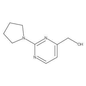 (2-(Pyrrolidin-1-yl)pyrimidin-4-yl)methanol Structure