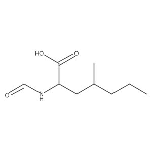 2-Formamido-4-methylheptanoic acid Structure