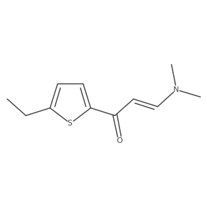 3-(Dimethylamino)-1-(5-ethylthiophen-2-yl)prop-2-en-1-one结构式