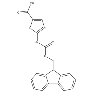 2-({[(9H-fluoren-9-yl)methoxy]carbonyl}amino)-1,3-thiazole-5-carboxylic acid Structure