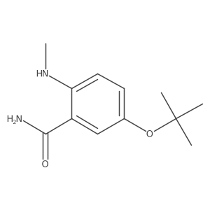 Benzamide, 5-(1,1-dimethylethoxy)-2-(methylamino)-结构式