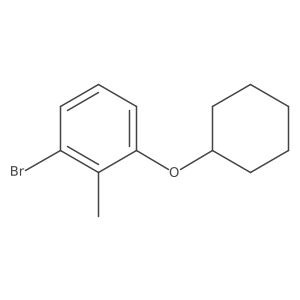 1-Bromo-3-cyclohexyloxy-2-methyl-benzene Structure