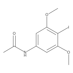 N-(4-iodo-3,5-dimethoxyphenyl)acetamide结构式