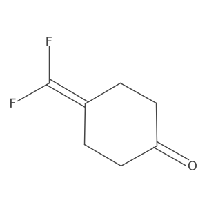 4-(Difluoromethylidene)cyclohexan-1-one结构式