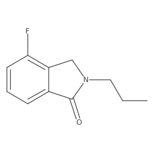 4-Fluoro-2-propyl-2,3-dihydro-1H-isoindol-1-one Structure