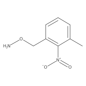 O-[(3-methyl-2-nitrophenyl)methyl]hydroxylamine Structure