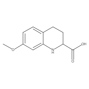 7-Methoxy-1,2,3,4-tetrahydroquinoline-2-carboxylic acid Structure