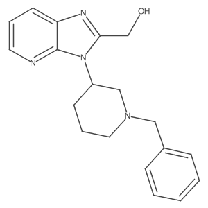 (3-(1-benzylpiperidin-3-yl)-3H-imidazo[4,5-b]pyridin-2-yl)methanol Structure