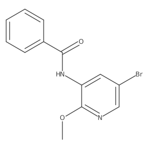 n-(5-Bromo-2-methoxypyridin-3-yl)benzamide结构式