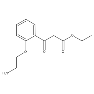 Ethyl 3-(2-(2-aminoethoxy)phenyl)-3-oxopropanoate结构式