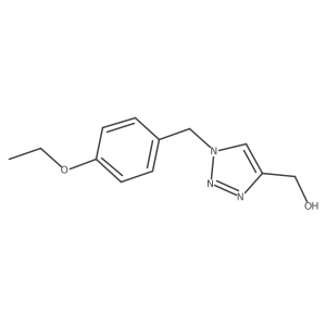 {1-[(4-ethoxyphenyl)methyl]-1H-1,2,3-triazol-4-yl}methanol Structure