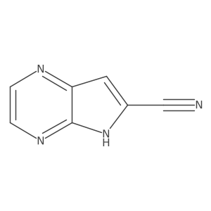 5H-pyrrolo[2,3-b]pyrazine-6-carbonitrile Structure